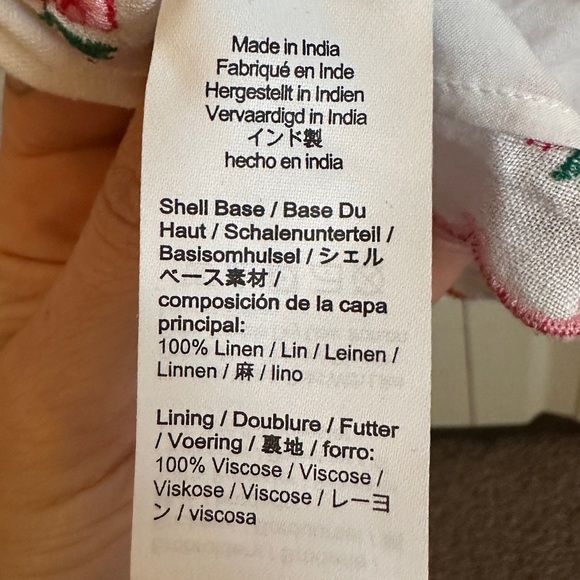 J.Crew White Floral Embroidered Top - Picture 5 of 5